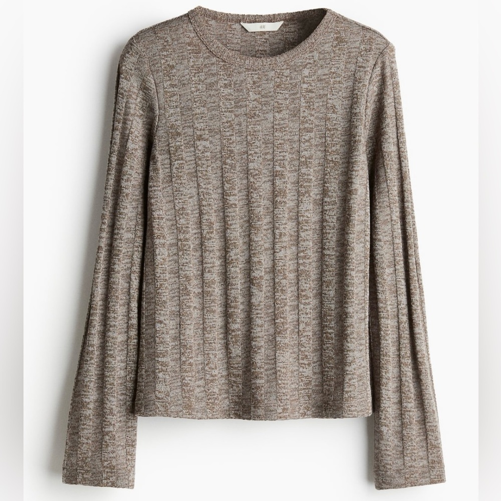 EUC - Women’s H&M Rib-Knit Sweater - Brown - Size Small
